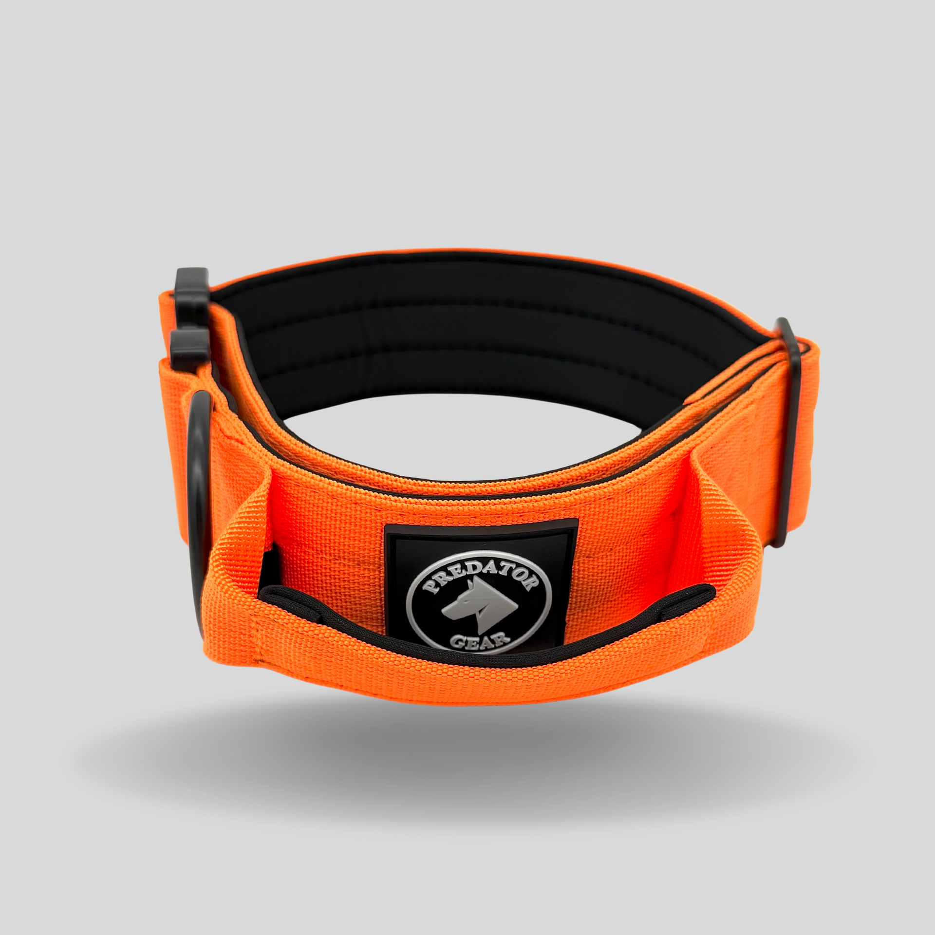 Taktisches Halsband mit Griff / Quick-Release-Verschluss / Neon Orange –  Predator Gear