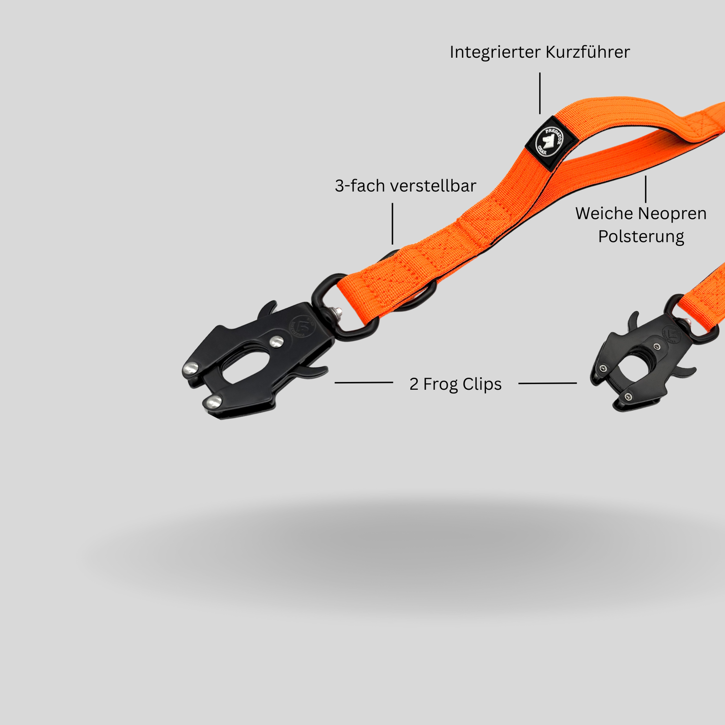 IGNITE - verstellbare Leine 135-250 cm